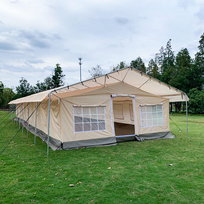 UNSOS স্ট্যান্ডার্ড 30 ব্যক্তি তাঁবু দুর্যোগ ত্রাণ তাঁবু