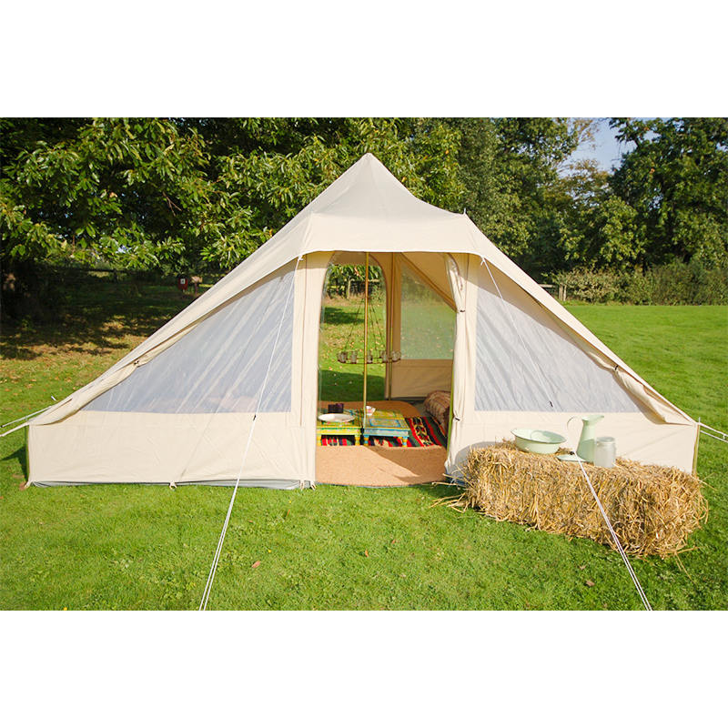 4.4 মিটার Touareg ডিলাক্স তাঁবু ক্যাম্পিং ক্যানভাস তাঁবু