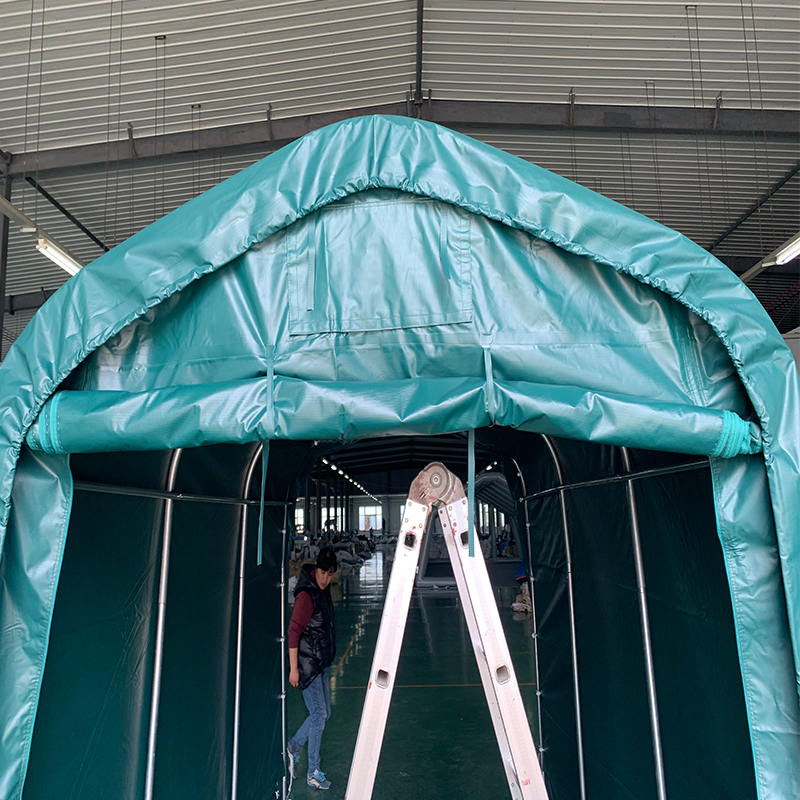 2.4x3.6 রেইনপ্রুফ পিভিসি ক্যানোপি পোর্টেবল কার পোর্ট