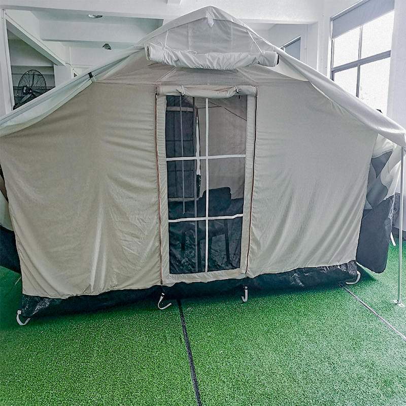 ICRC IFRC UNHCR স্ট্যান্ডার্ড 5-ব্যক্তি ডাবল ফোল্ডেবল অল-ওয়েদার ফ্যামিলি টেন্ট