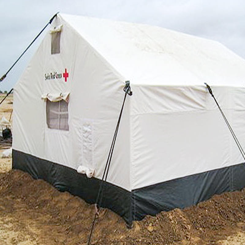 ICRC IFRC UNHCR স্ট্যান্ডার্ড 5-ব্যক্তি ডাবল ফোল্ডেবল অল-ওয়েদার ফ্যামিলি টেন্ট