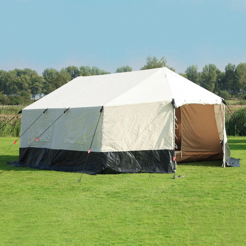 ICRC IFRC UNHCR স্ট্যান্ডার্ড 5-ব্যক্তি ডাবল ফোল্ডেবল অল-ওয়েদার ফ্যামিলি টেন্ট