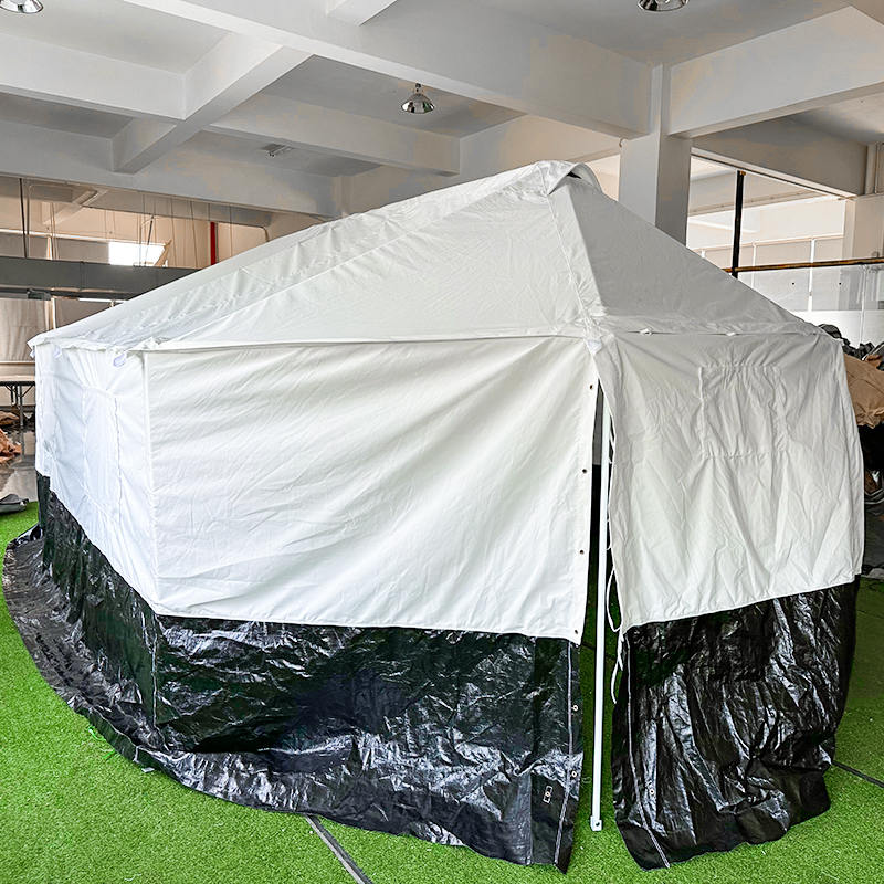 ICRC IFRC UNHCR স্ট্যান্ডার্ড 5-ব্যক্তি ডাবল ফোল্ডেবল অল-ওয়েদার ফ্যামিলি টেন্ট