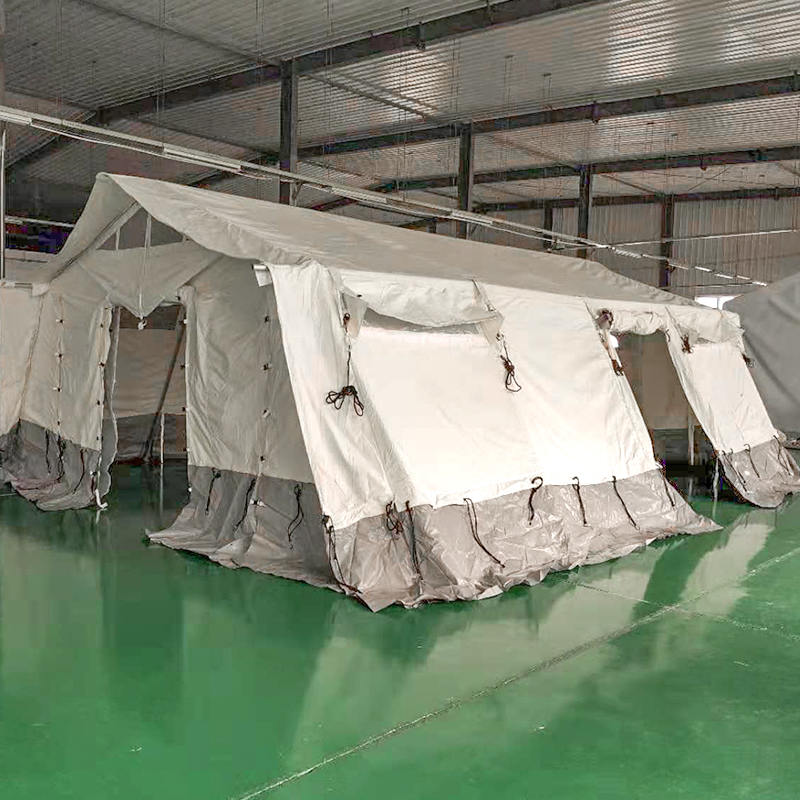 MSF/ICRC/IFRC স্ট্যান্ডার্ড 45m² মাল্টি-পারপাস টেন্ট বেস টেন্ট স্কুলিং, অফিস, ক্লিনিকের জন্য ব্যবহৃত হয়