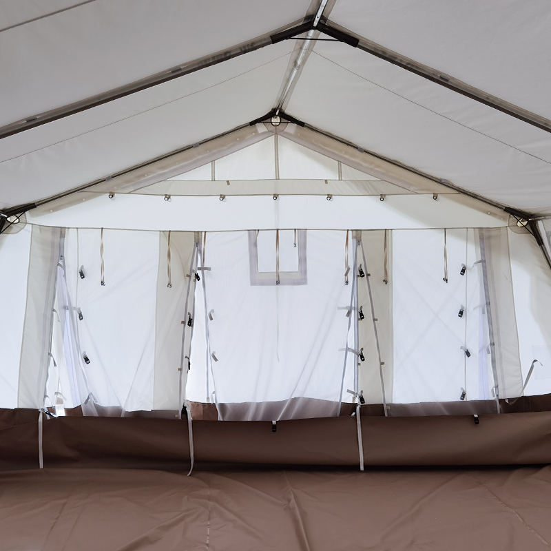 MSF/ICRC/IFRC স্ট্যান্ডার্ড 45m² মাল্টি-পারপাস টেন্ট বেস টেন্ট স্কুলিং, অফিস, ক্লিনিকের জন্য ব্যবহৃত হয়