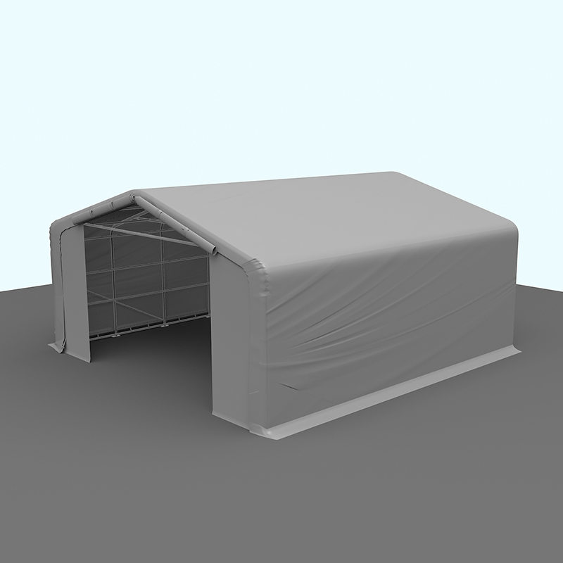 7x7 2.6m সাইডহাইট ইন্ডাস্ট্রিয়াল ও কমার্শিয়াল ওয়ারহাউস শেড টেন্ট পোর্টেবল টেন্ট হল