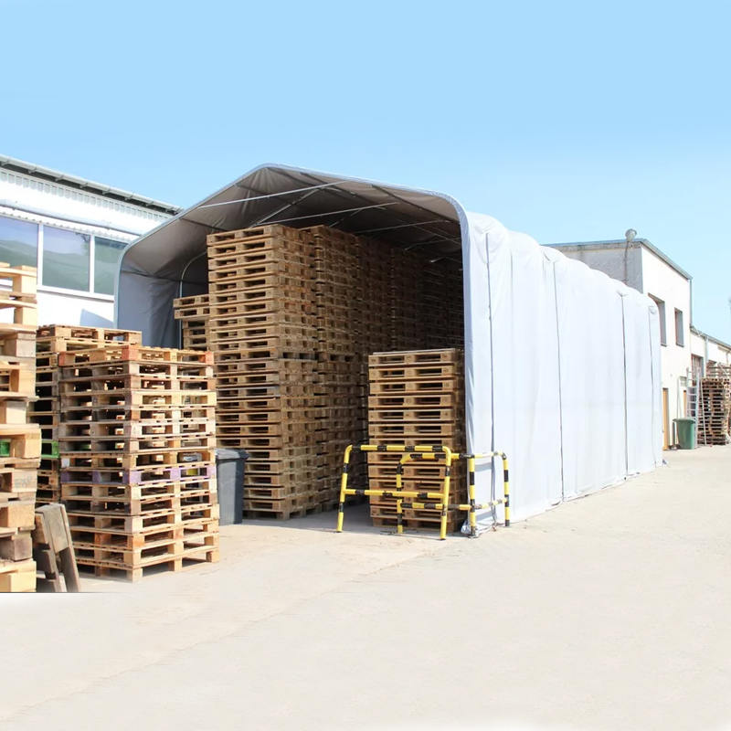 8X12 4m সাইডহাইট ইউভি প্রতিরোধী গুদাম ছায়া তাঁবু সূর্য আশ্রয়