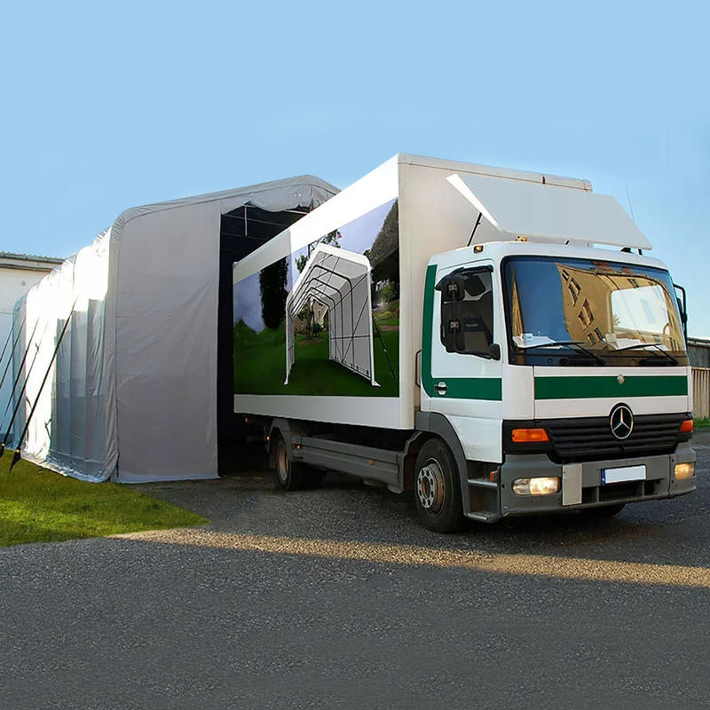 8X12 4m সাইডহাইট ইউভি প্রতিরোধী গুদাম ছায়া তাঁবু সূর্য আশ্রয়