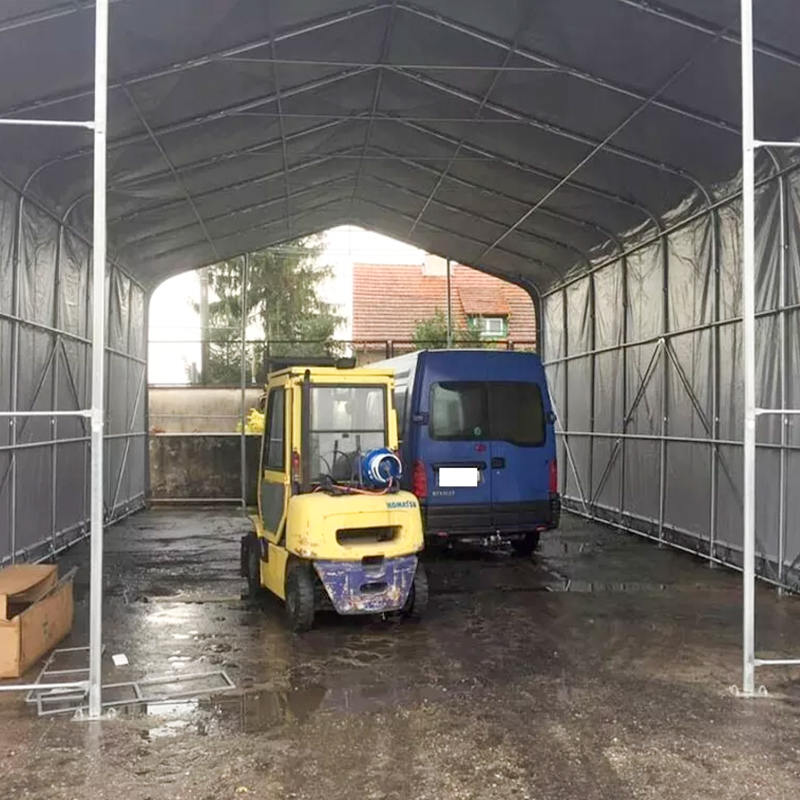 8X12 4m সাইডহাইট ইউভি প্রতিরোধী গুদাম ছায়া তাঁবু সূর্য আশ্রয়