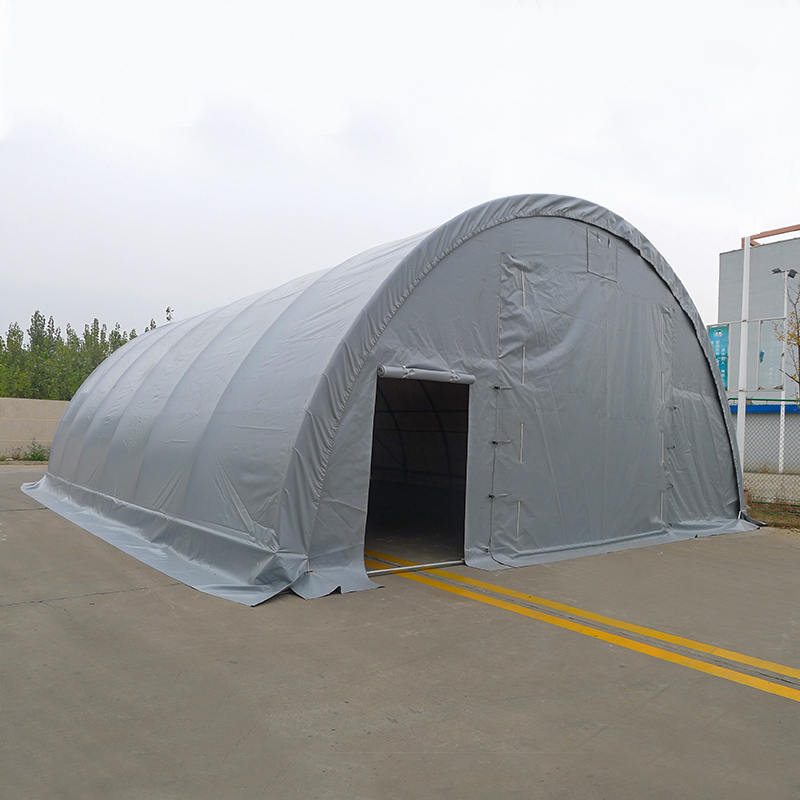 9x12mx4.5 খিলানযুক্ত স্টোরেজ তাঁবু, গোলাকার-খিলানযুক্ত তাঁবু হল