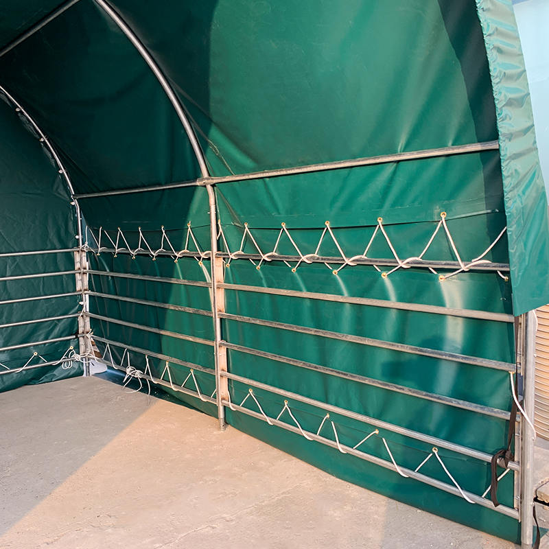 ঘোড়া, গরু, ভেড়ার জন্য 4x4mx3.15m বহনযোগ্য পশুসম্পদ আশ্রয়কেন্দ্র