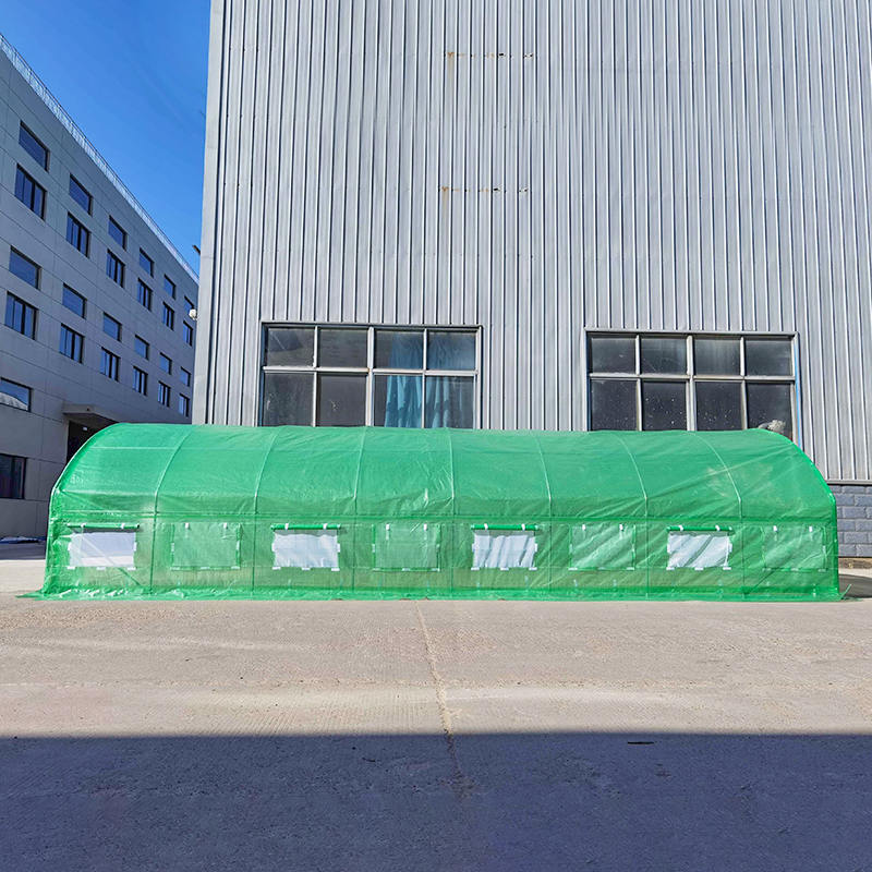 4x8x2m ফয়েল টানেল রাউন্ডটপ হাই টানেল গ্রিনহাউস