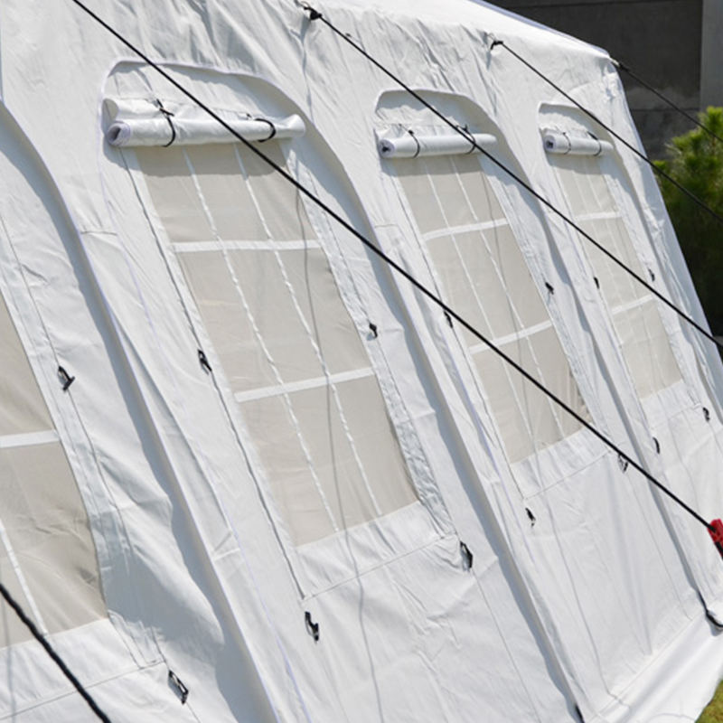 ইউনিসেফ স্ট্যান্ডার্ড 42m² বহুমুখী অগ্নি প্রতিরোধক হুগি তাঁবু