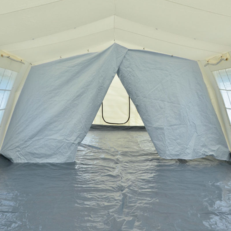 ইউনিসেফ স্ট্যান্ডার্ড 72m² বহুমুখী অস্থায়ী আশ্রয় UV-স্থিতিশীল আলিঙ্গন তাঁবু