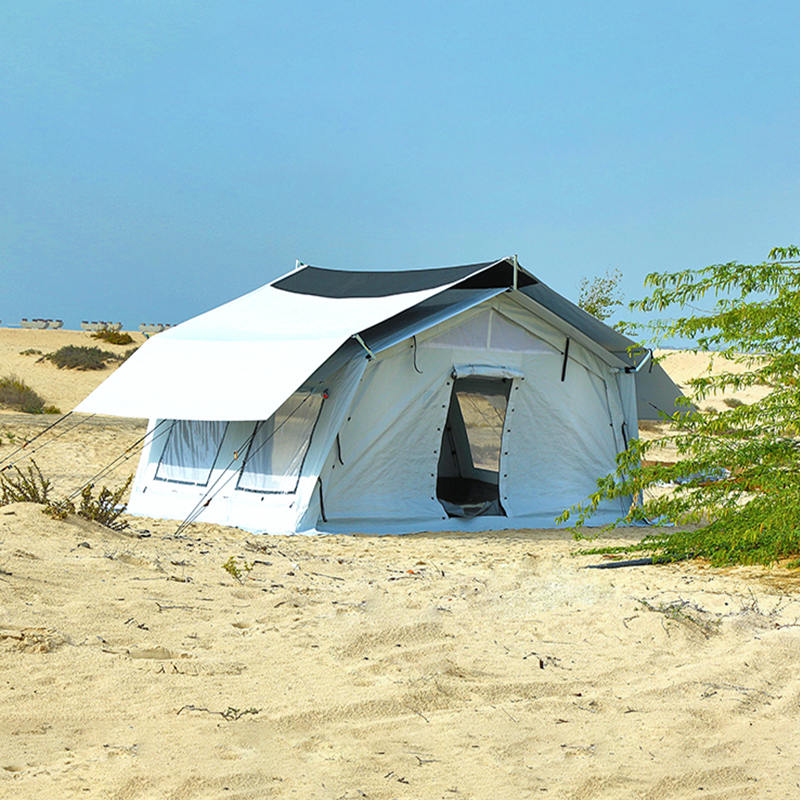 ইউনিসেফ স্ট্যান্ডার্ড 24m² ভাল বায়ুচলাচল ব্যবস্থা সহ বহুমুখী তাঁবু হাব তাঁবু