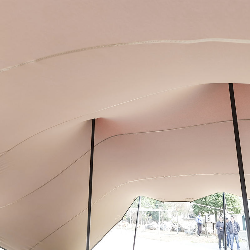 7x12m ওয়াটারপ্রুফ স্ট্রেচ টেন্ট ক্যানোপি