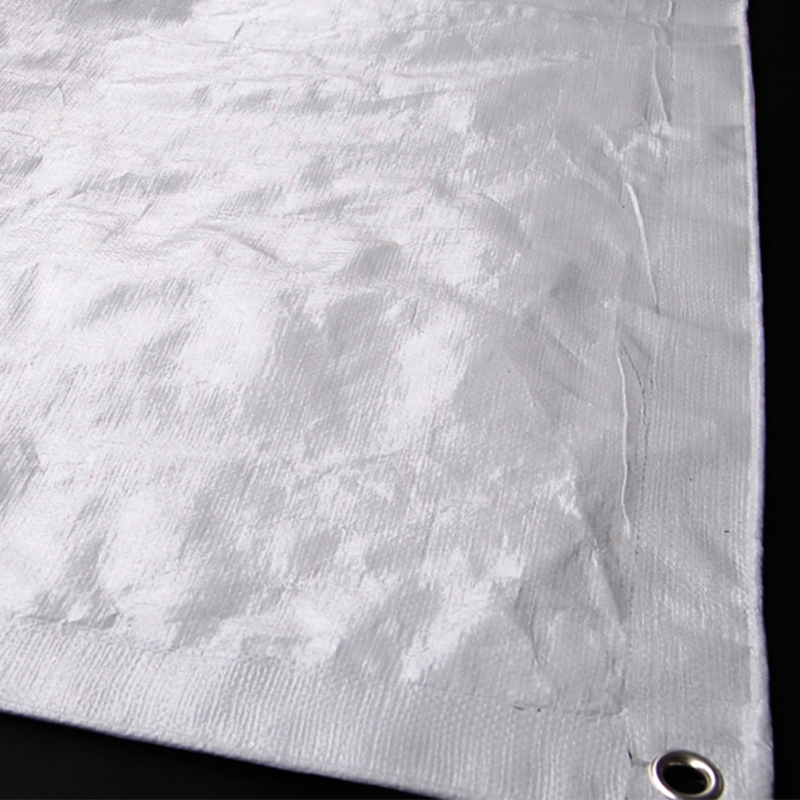 অস্থায়ী আশ্রয়ের জন্য 4x5m চাঙ্গা নমনীয় প্লাস্টিক টারপলিন