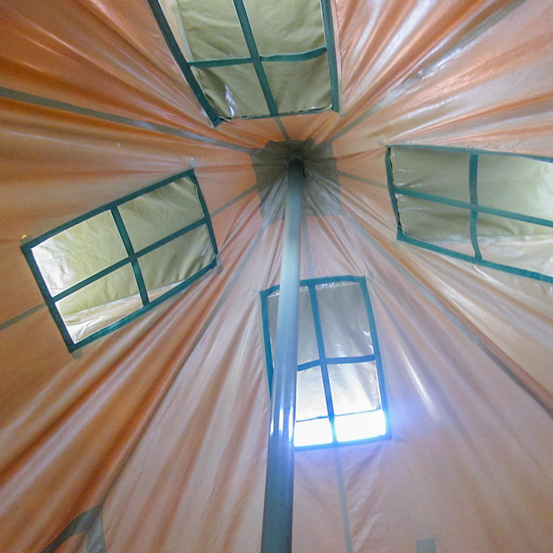 5x5m 8-12 ব্যক্তি ক্যানভাস সেনা তাঁবু দুর্যোগ ত্রাণ তাঁবু