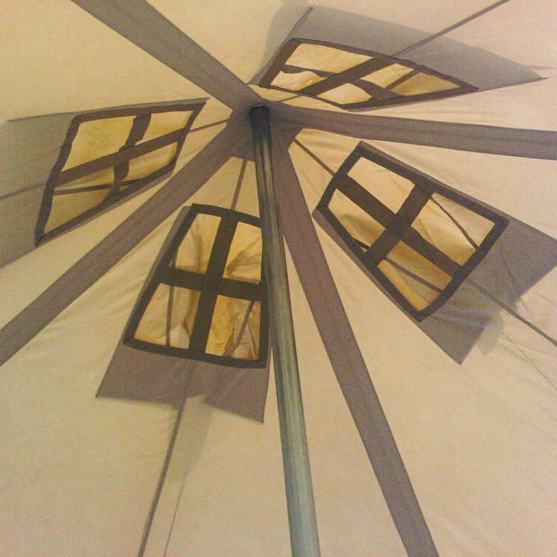 5x5m 8-12 ব্যক্তি ক্যানভাস সেনা তাঁবু দুর্যোগ ত্রাণ তাঁবু