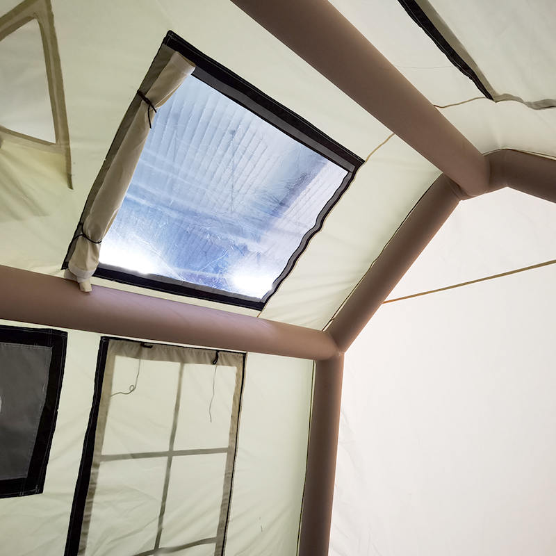 2-4 ব্যক্তি ফোর সিজন গ্ল্যামার ইনফ্ল্যাটেবল ক্যাম্পিং তাঁবু