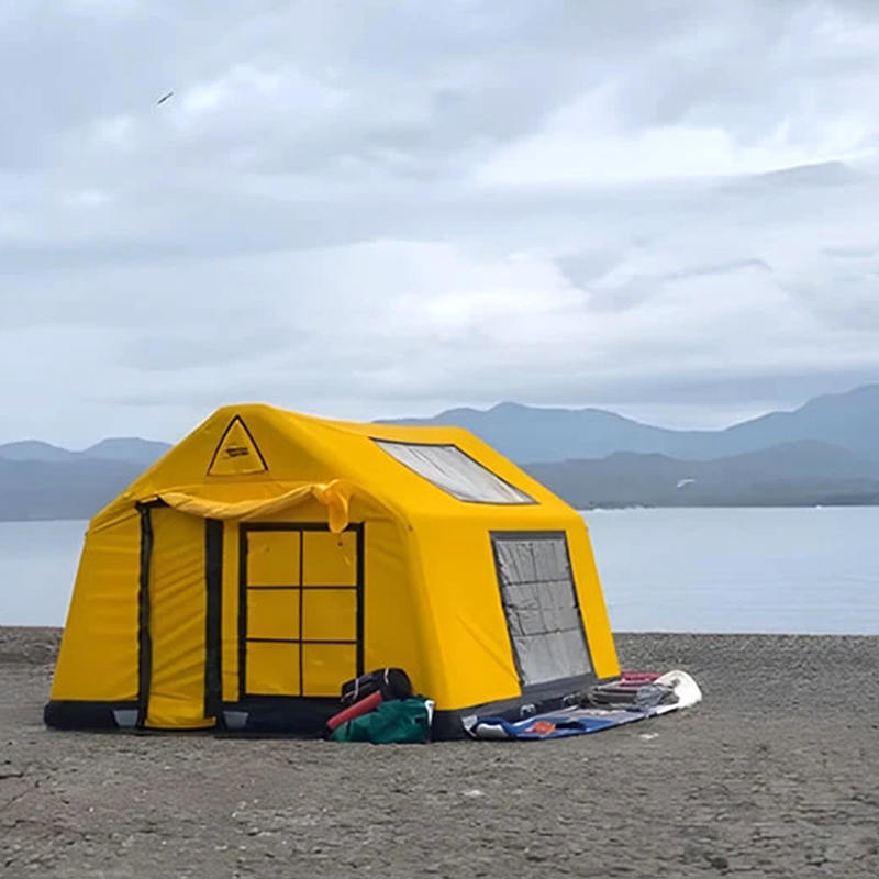 8-10 ব্যক্তি ফোর সিজন গ্ল্যামার ফায়ারপ্রুফ এবং অ্যান্টি-ব্যাকটেরিয়াল ইনফ্ল্যাটেবল ক্যাম্পিং টেন্ট