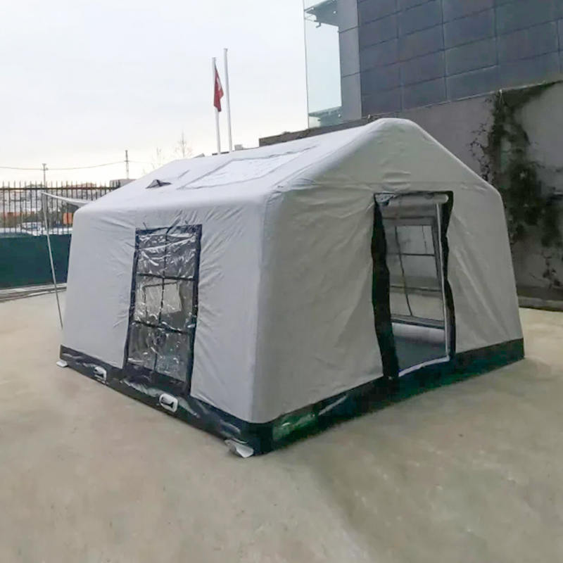 8-10 ব্যক্তি ফোর সিজন গ্ল্যামার ফায়ারপ্রুফ এবং অ্যান্টি-ব্যাকটেরিয়াল ইনফ্ল্যাটেবল ক্যাম্পিং টেন্ট