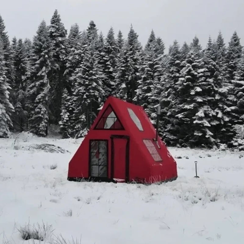 ক্যাম্পিংয়ের জন্য 8-10 ব্যক্তি ফোর সিজন ওয়াটারপ্রুফ ইনফ্ল্যাটেবল এয়ার টেন্ট
