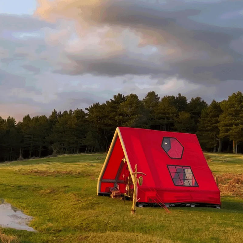 ক্যাম্পিংয়ের জন্য 8-10 ব্যক্তি ফোর সিজন ওয়াটারপ্রুফ ইনফ্ল্যাটেবল এয়ার টেন্ট