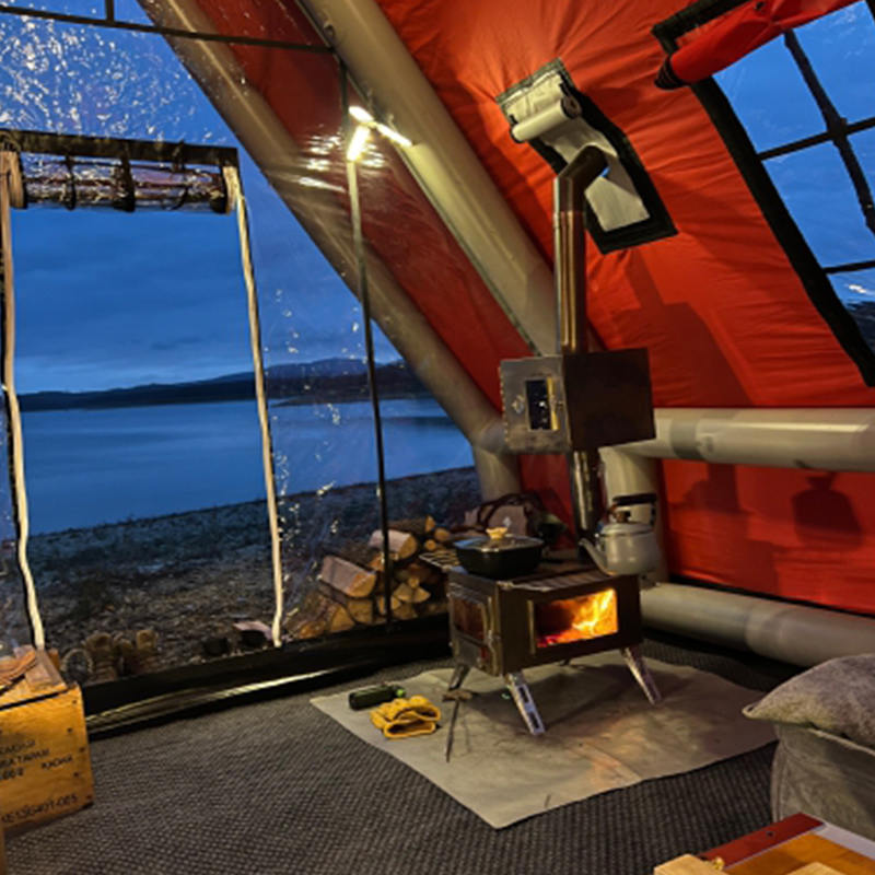 ক্যাম্পিংয়ের জন্য 8-10 ব্যক্তি ফোর সিজন ওয়াটারপ্রুফ ইনফ্ল্যাটেবল এয়ার টেন্ট